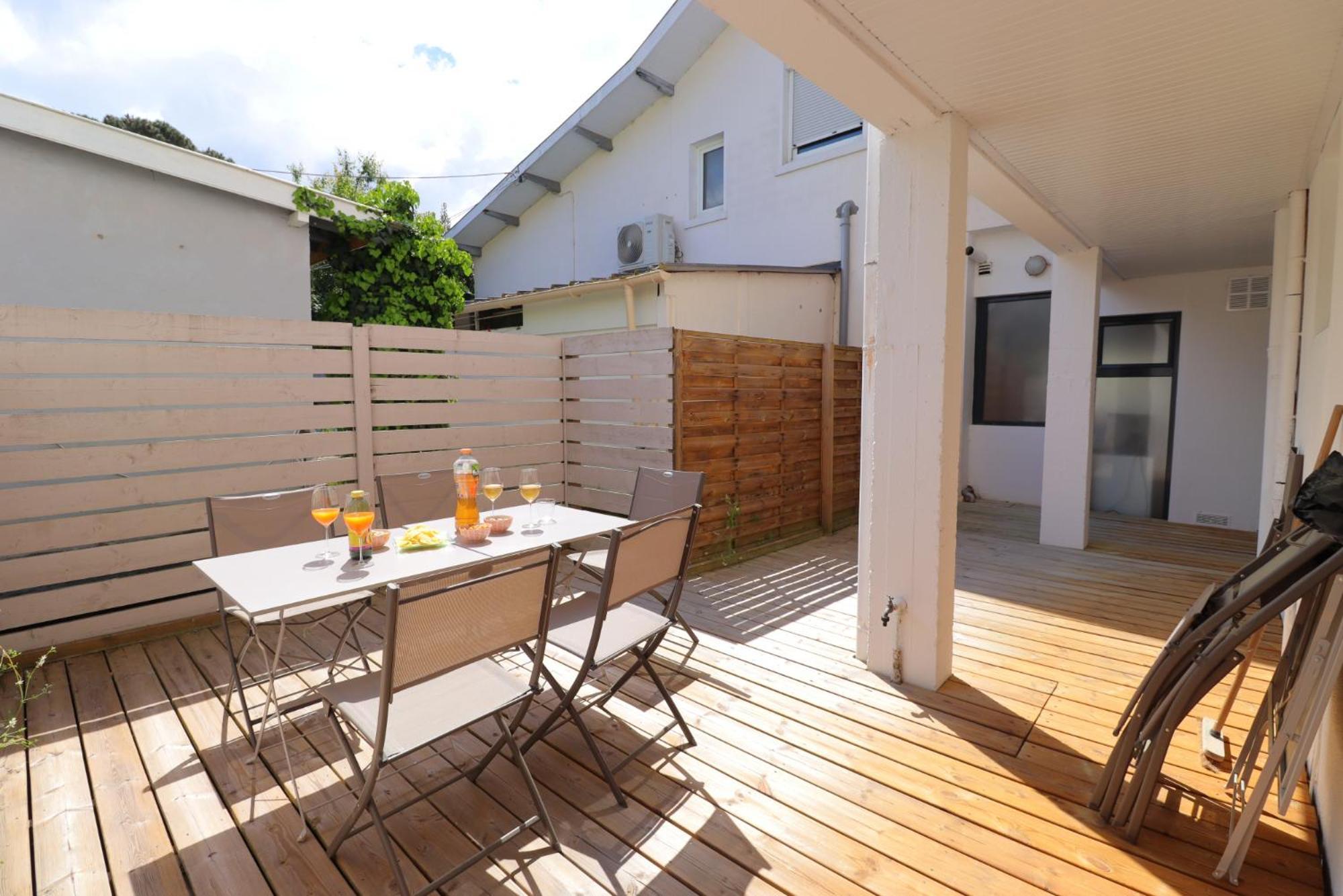 Le Spazioso - T3 Arcachon Avec Terrasse Privative Bilik gambar